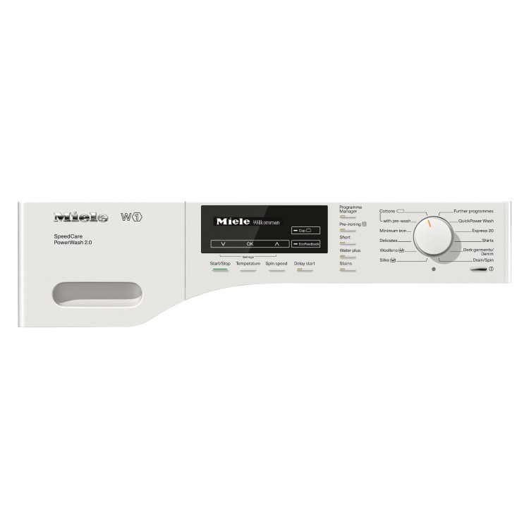 Miele WKF301 SoftSteam 8kg 1400rpm Freestanding Washing Machine -White