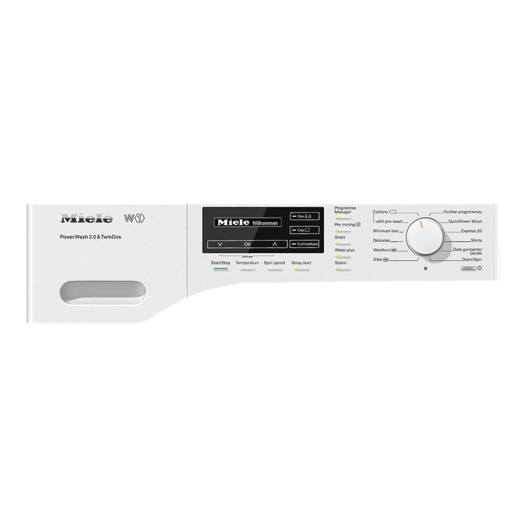 Miele WKH121WPS W1 ChromeEdition SoftSteam 8 kg 1600 rpm Freestanding Washing Machine