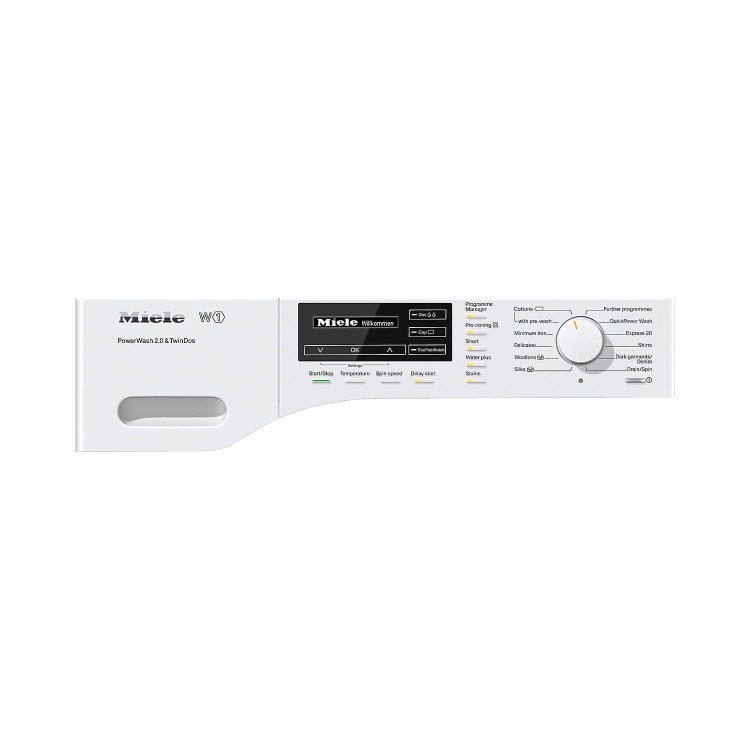 Miele WKH121WPS W1 ChromeEdition SoftSteam 8 kg 1600 rpm Freestanding Washing Machine
