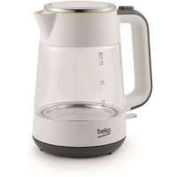 Beko WKM6321W Glass Design 1.7L Kettle