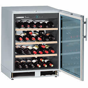 Liebherr WKUES1753 Built Under Single Temperature Wine Cabinet with Glass Door