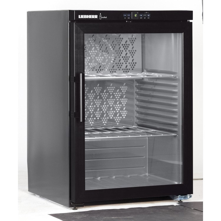 Liebherr 66 Bottle Capacity Single Zone Vinothek 89x60cm Long Term Storage Wine Cabinet - Black
