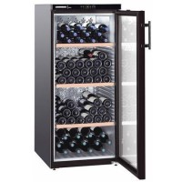 Liebherr WKb3212 Vinothek 165x60cm Single Zone Wine Cabinet Black
