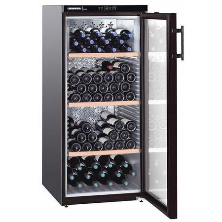 Liebherr WKb3212 Vinothek 165x60cm Single Zone Wine Cabinet Black