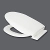 GRADE A1 - Croydex Anti-Bacterial Polypropylene Toilet Seat with Soft-Close Hinge