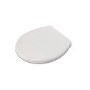 White Round Anti Bacterial Soft Close Toilet Seat - Croydex Vendee