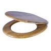 Croydex Ontario Anti-Bacterial Wooden Soft Close Toilet Seat with Quick Release