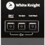 White Knight WM105VB 5kg 1000rpm Freestanding Washing Machine - Black