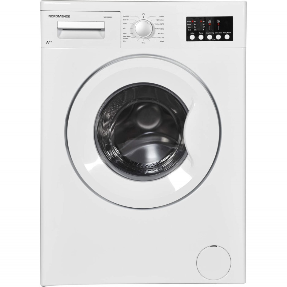 Nordmende WM1264WH 6kg 120rpm Freestanding Washing Machine White