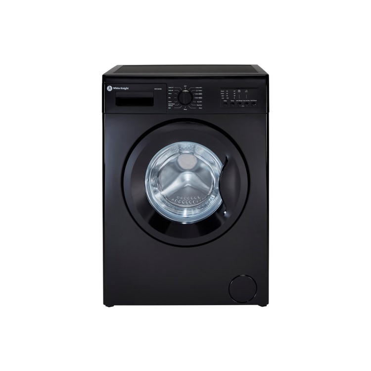 White Knight WM126VB3 6kg 1200rpm Freestanding Washing Machine - Black