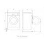 White Knight WM126V 6kg 1200rpm Freestanding Washing Machine - White