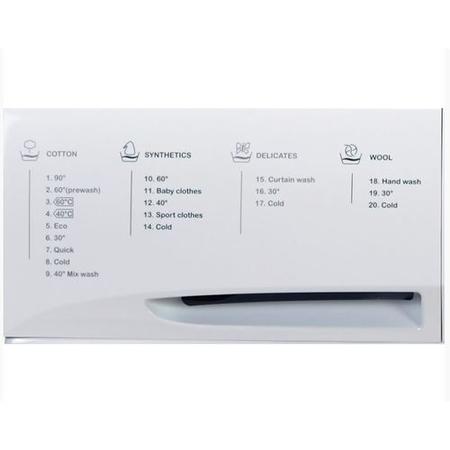White Knight WM126V 6kg 1200rpm Freestanding Washing Machine - White