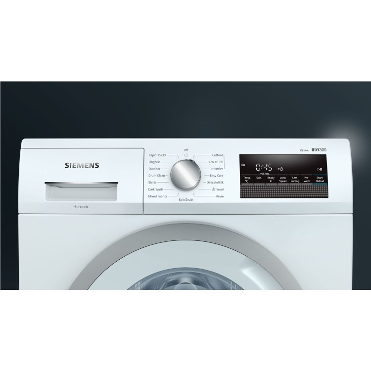 Siemens WM12N202GB IQ300 8kg 1200rpm Freestanding Washing Machine - White