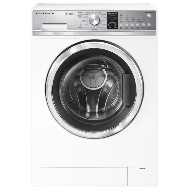 Fisher & Paykel WM1490P1 Wash Smart Ultra Efficient 9kg 1400rpm Freestanding Washing Machine - White