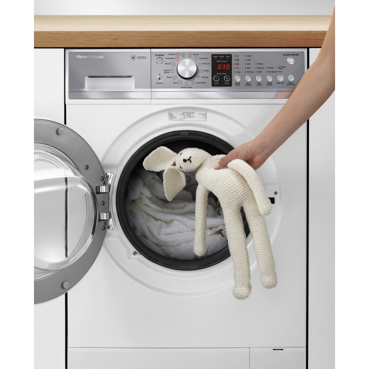 Fisher & Paykel WM1490P1 Wash Smart Ultra Efficient 9kg 1400rpm Freestanding Washing Machine - White