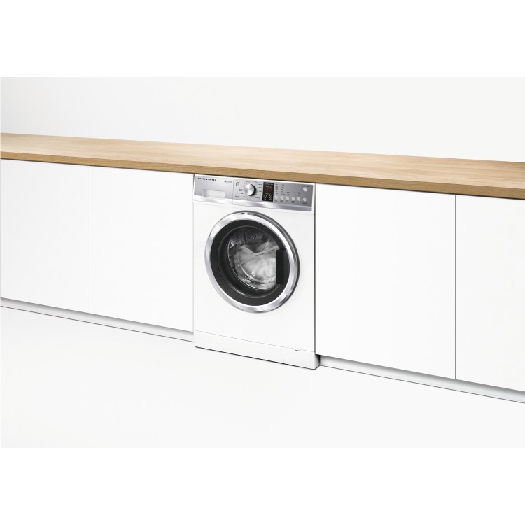 Fisher & Paykel WM1490P1 Wash Smart Ultra Efficient 9kg 1400rpm Freestanding Washing Machine - White