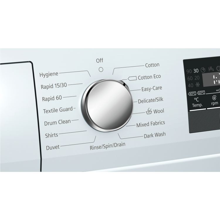 GRADE A1 - Siemens WM14N201GB iQ300 8kg 1400rpm Freestanding Washing Machine - White