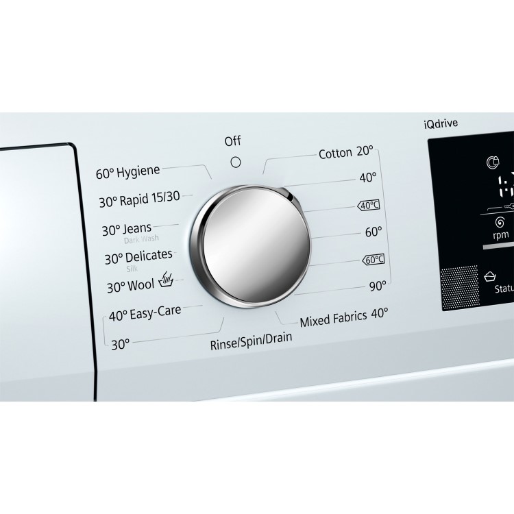 Siemens WM14T391GB iQ500 8kg 1400rpm Freestanding Washing Machine - White
