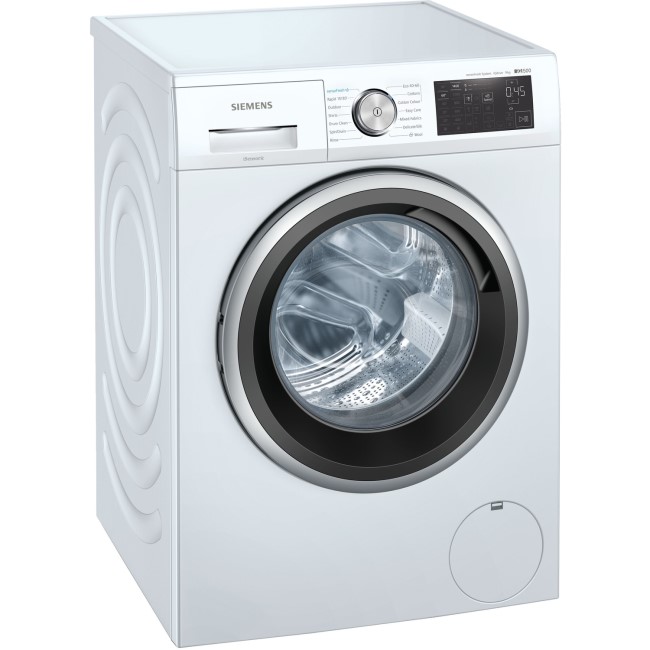 Siemens WM14UQ91GB iQ500 9kg 1400rpm Freestanding Washing Machine - White