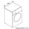 Siemens WM14UQ91GB iQ500 9kg 1400rpm Freestanding Washing Machine - White