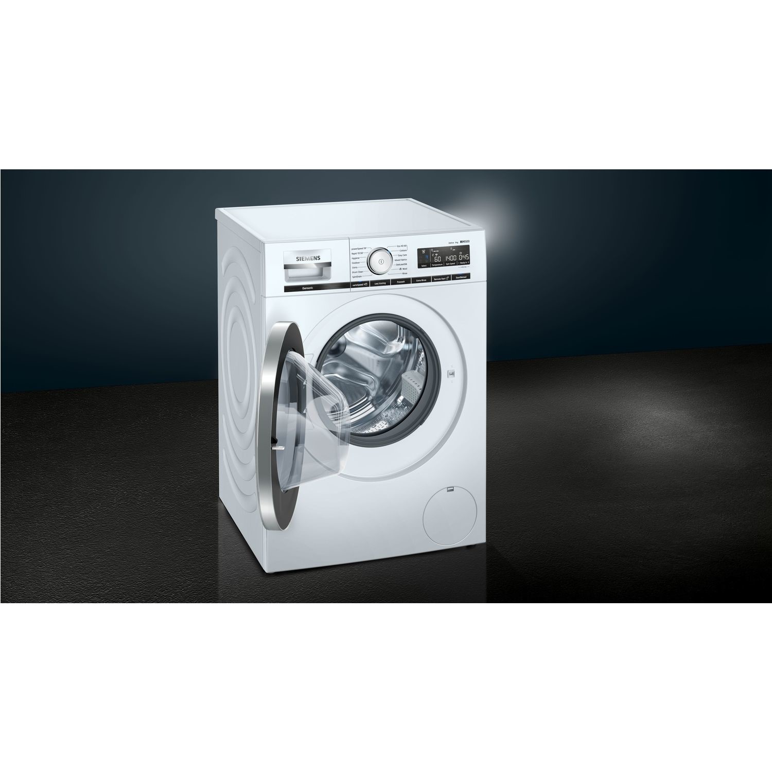 Siemens iQ500 9kg 1400rpm Freestanding Washing Machine White WM14VMH4GB Appliances Direct