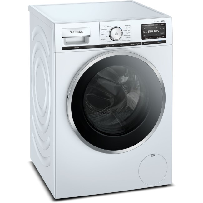 Siemens iQ700 10kg 1400rpm Freestanding Washing Machine - White