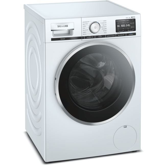 Siemens WM16XGH1GB iQ700 10kg 1600rpm Freestanding Washing Machine - White