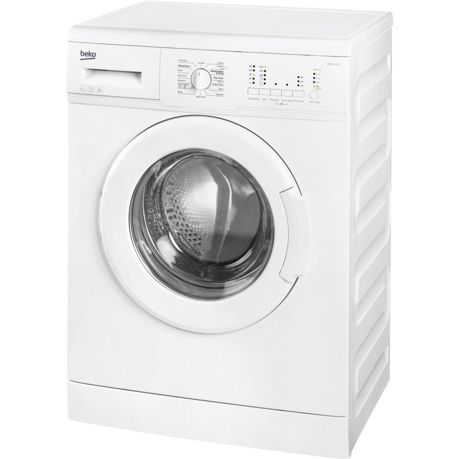 Beko WM6120W 6kg 1200rpm Washing Machine White Appliances Direct beko-wm6120w-6kg-1200rpm-washing-machine-white-appliances-direct