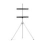 Full Metal Tripod Arctic White TV Stand for Screen Size 32-65 inch