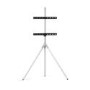 Full Metal Tripod Arctic White TV Stand for Screen Size 32-65 inch