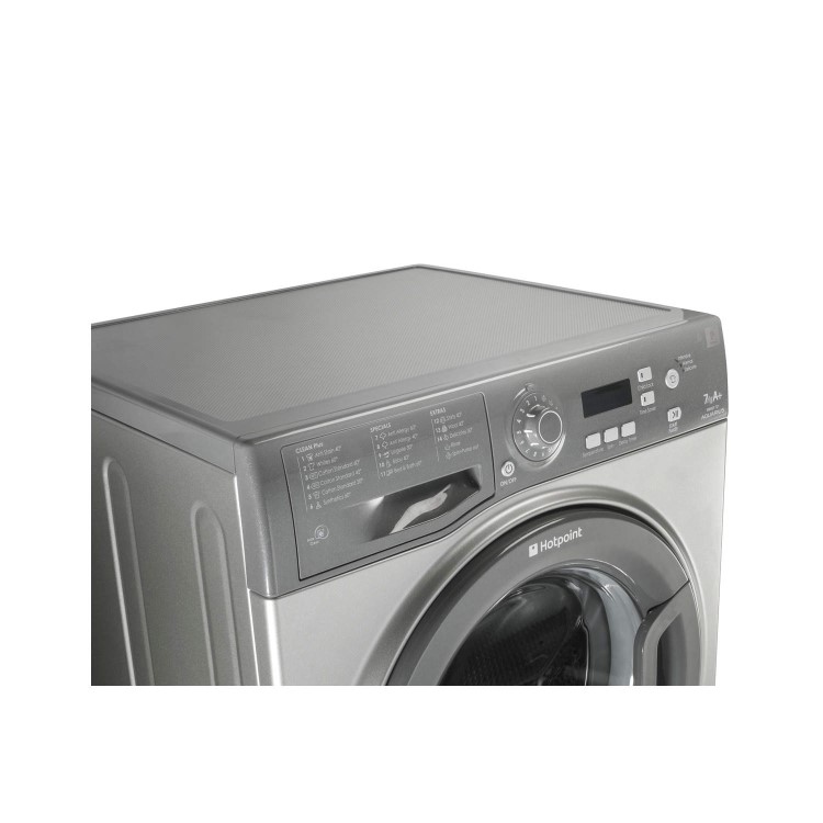 GRADE A1 - Hotpoint WMAQF721G Freestanding Aquarius 7kg 1200rpm A+ Spin Washing Machine - Graphite