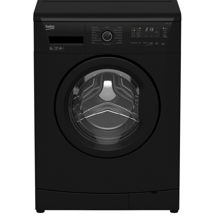 GRADE A3 - Beko WMB61432B 6kg 1400rpm Freestanding Washing Machine Black