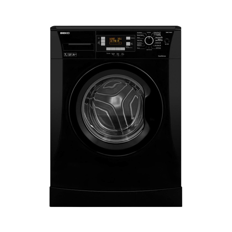 Beko WMB714422B WMB714422K Excellence 7kg 1400rpm Freestanding Washing Machine Black