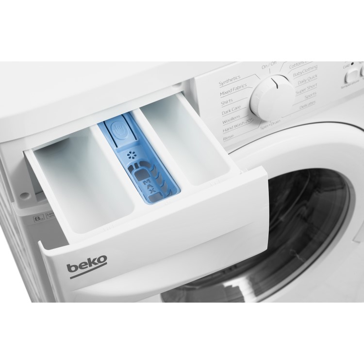 Beko WMB81423W 8kg 1400rpm Freestanding Washing Machine - White