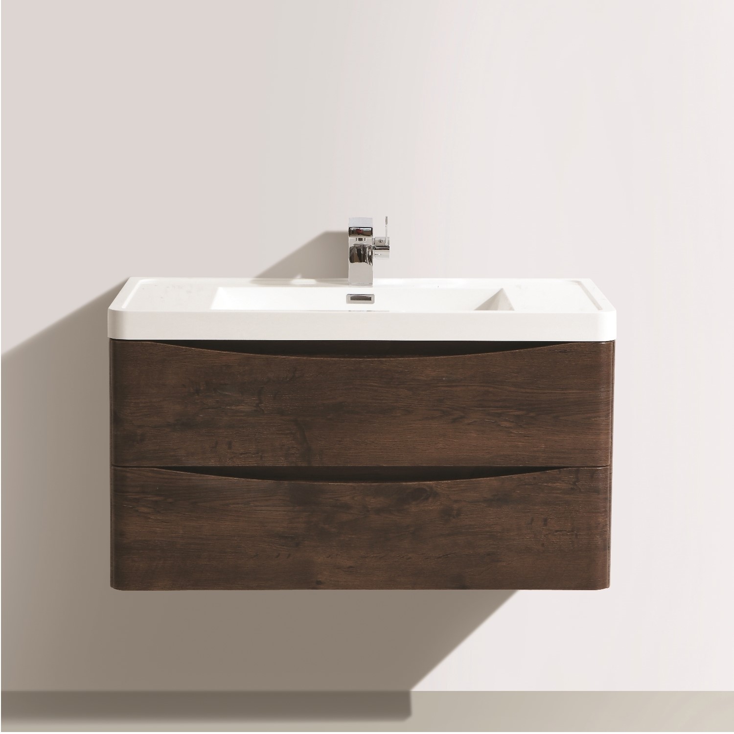 Walnut Wall Hung Bathroom Vanity Unit Basin 900mm Wide - Wall Hung Bathroom Vanity Units Walnut Wall Hung Bathroom Vanity Unit Basin 900mm Wide - Wall Hung Bathroom Vanity Units