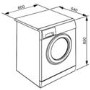 Smeg WMF147X 7kg 1400 Spin Freestanding Washing Machine - Stainless Steel