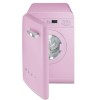 Smeg WMFABPK-2 7kg 1400rpm Freestanding Washing Machine - Pink
