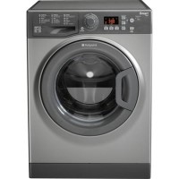 GRADE A1 - Hotpoint WMFUG863G 8kg 1600prm Fresstanding Washing Machine - Graphite