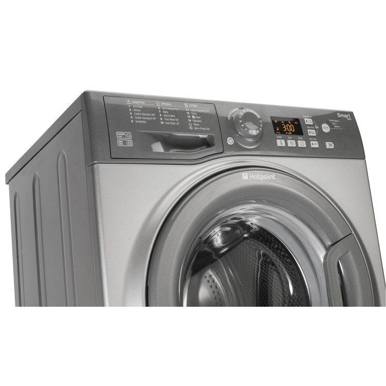 GRADE A1 - Hotpoint WMFUG863G 8kg 1600prm Fresstanding Washing Machine - Graphite