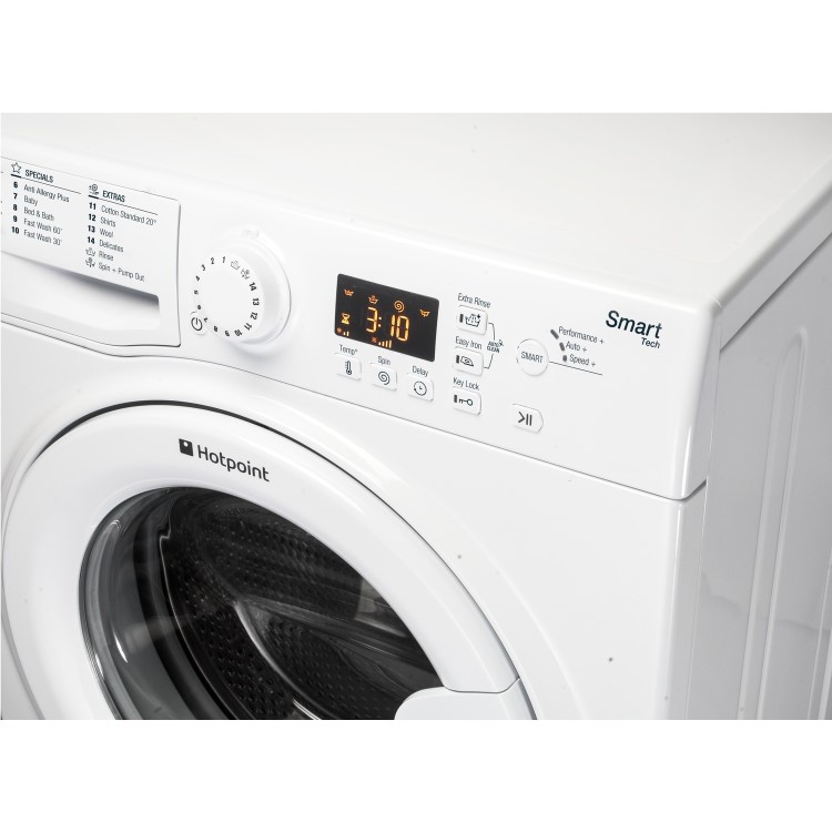 Hotpoint WMFUG942P Smart 9kg 1400rpm Freestanding Washing Machine - White