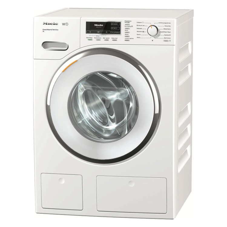Miele WMR560WPS TwinDos WhiteEdition SoftSteam 9 kg 1600 rpm Freestanding Washing Machine