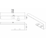 White Designer Wall-Mounted Towel Holder for Steel & Electric Radiators - 320mm
