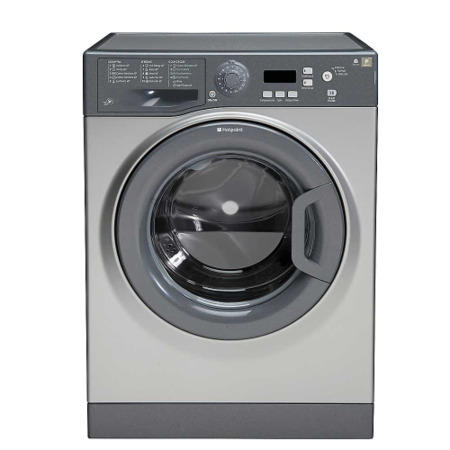 Hotpoint WMYF842G Aquarius 8kg 1400rpm Digital Freestanding Washing Machine Graphite