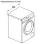 Refurbished Siemens WN34A1U8GB Freestanding 8/5KG 1400 Spin Washer Dryer White