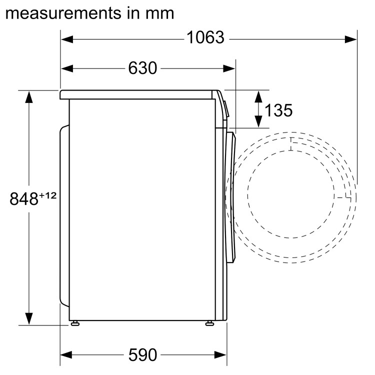 Siemens iQ300 8kg Wash 5kg Dry 1400rpm Washer Dryer - White