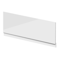 1700mm Waterproof Bath Front Panel & Plinth - Marina