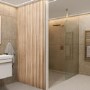 Pack of 3 Waterproof Oak Slatted Wall Panels 2400 x 170 x 19mm
