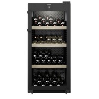 Liebherr GrandCru 141 Bottle Freestanding Wine Cooler - Black