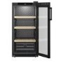 Liebherr GrandCru 141 Bottle Freestanding Wine Cooler - Black
