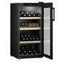 Liebherr GrandCru 141 Bottle Freestanding Wine Cooler - Black